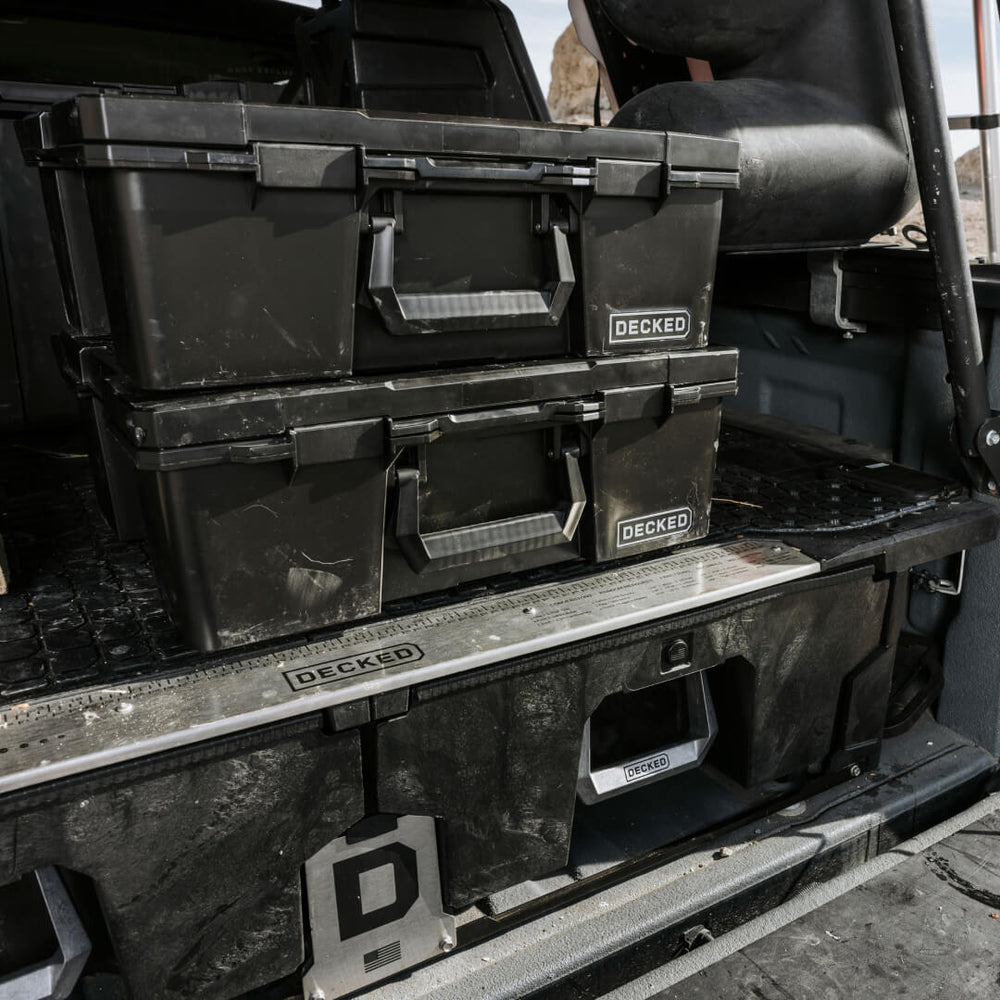 Decked A0020-HRAK-BLK Halfrack 32 Black 1.1-Cu-Ft Organizer