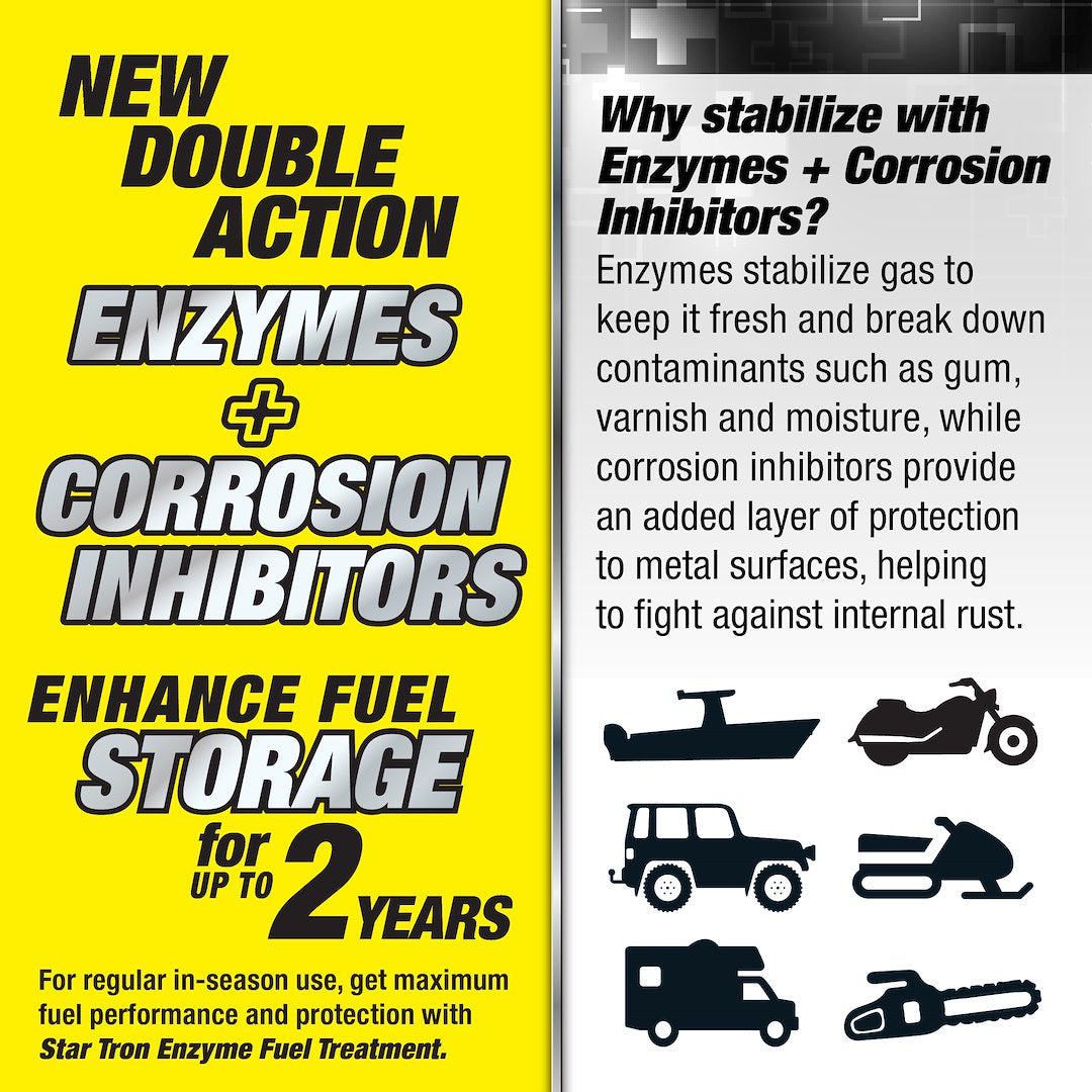 Star Brite Star Tron for Gasoline Fuel Additive Treats Up to (14816)