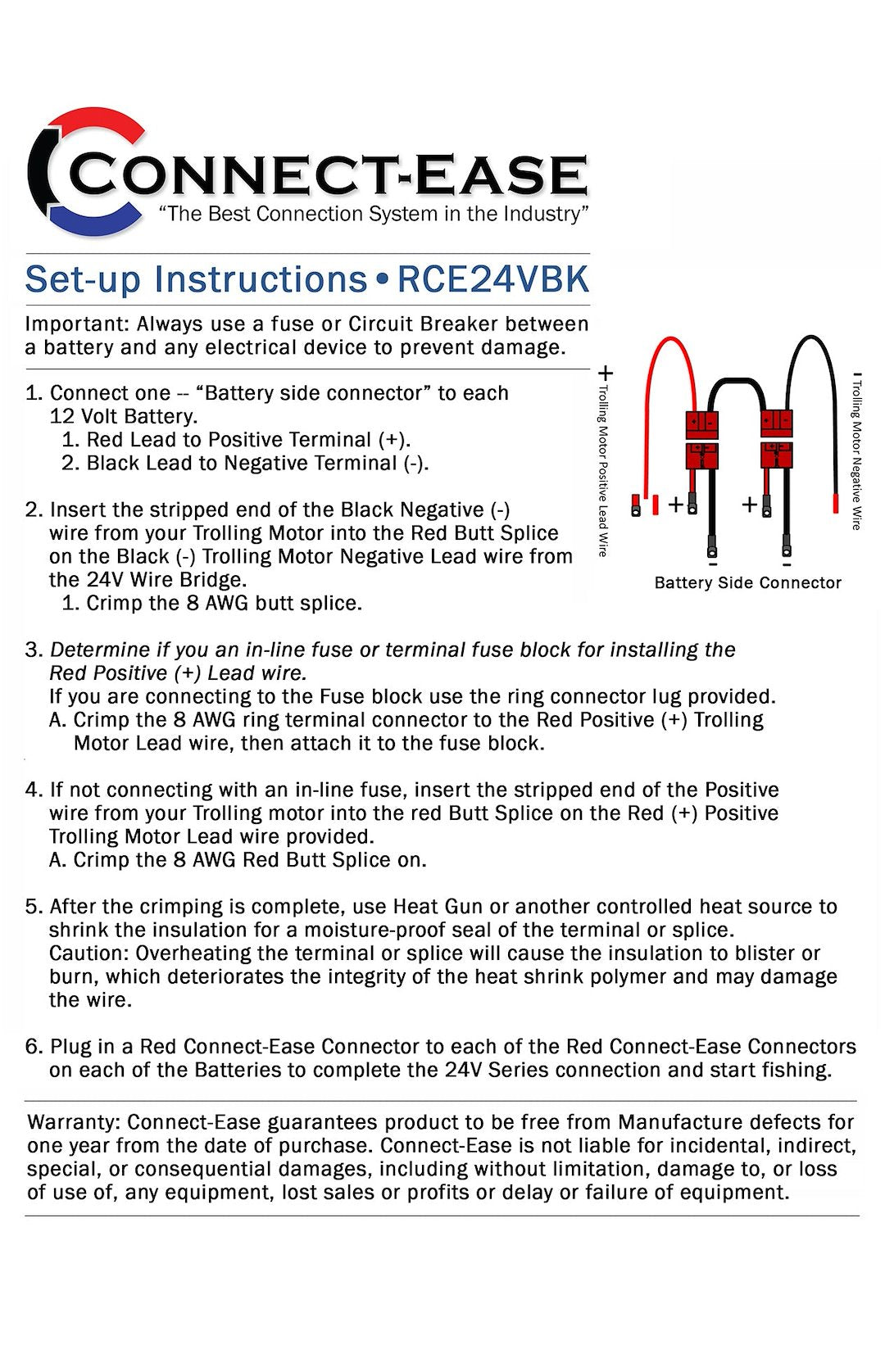 Connect-Ease RCE24VBK 50-Amp 24V Series Motor Harness - image 4