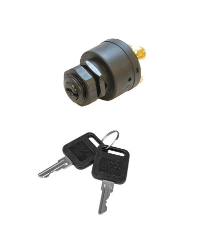 Sea Dog 420381-1 Polymer Ignition Key Switch with Choke