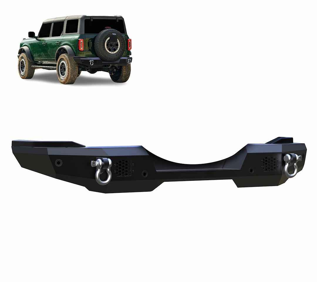 Black Horse Offroad ARB-FB22 Armour Bronco Rear Bumper