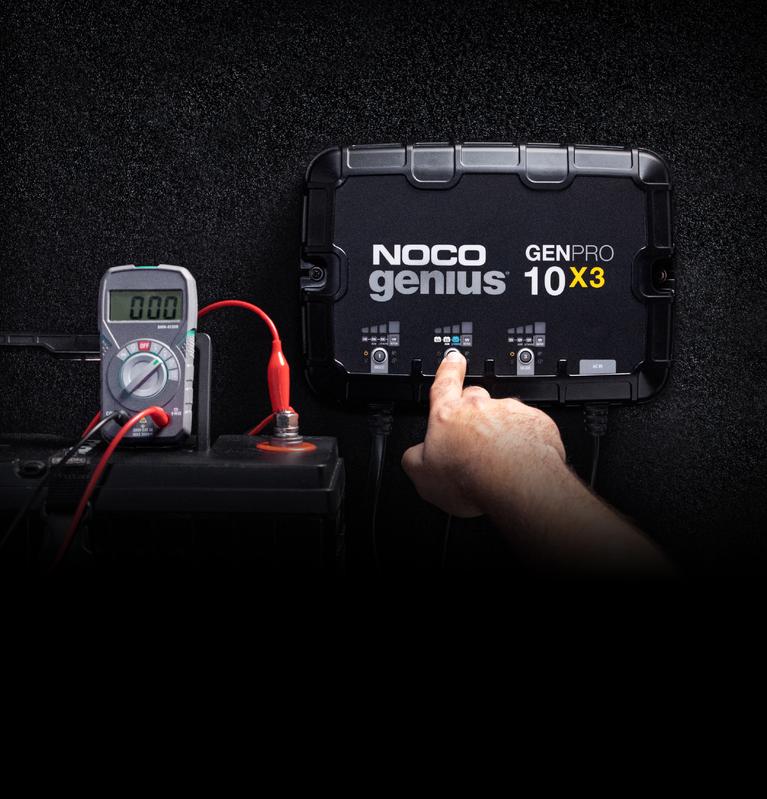 NOCO GENPRO10X3 3-Bank 30A Onboard Marine Battery Charger – 12V