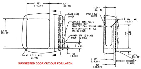 Rv Designer T502 Entry Door Handle - image 2