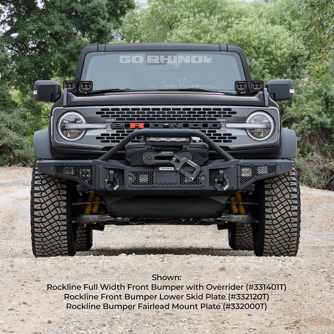 Go Rhino 332000T Rockline Steel Winch Fairlead Plate
