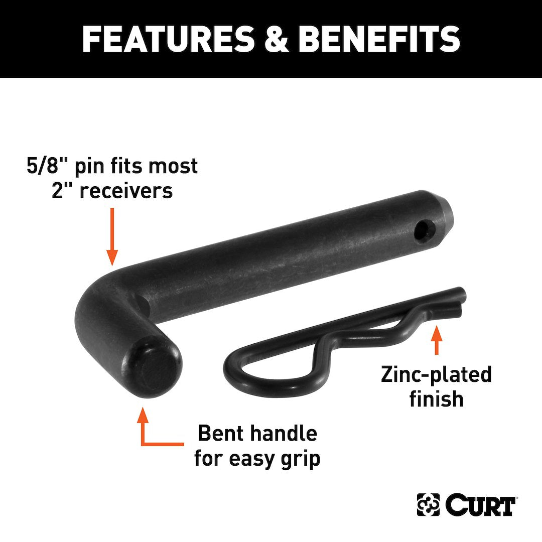 CURT Single Fully Universal 2 Inch Receiver Hitch Trailer (21579)