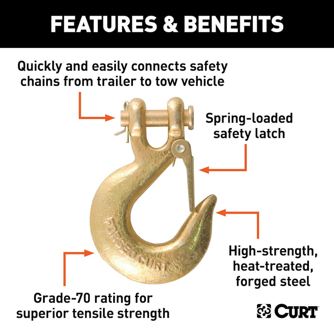 Curt 81960 Trailer Safety Chain Hook - image 3