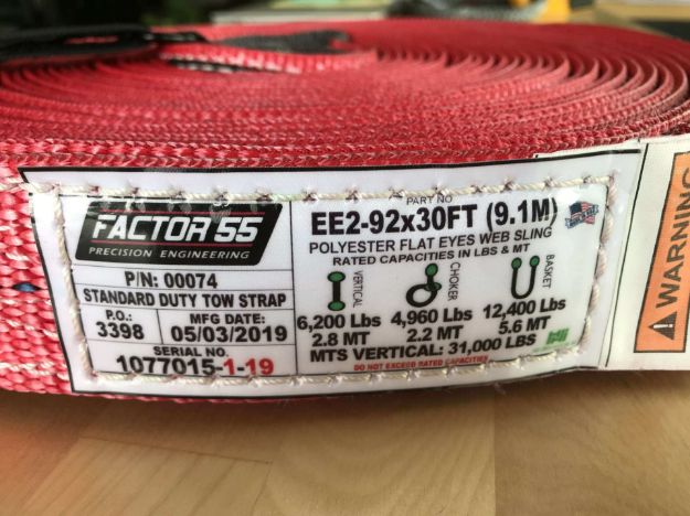 Factor 55 00074 Tow Strap - image 2