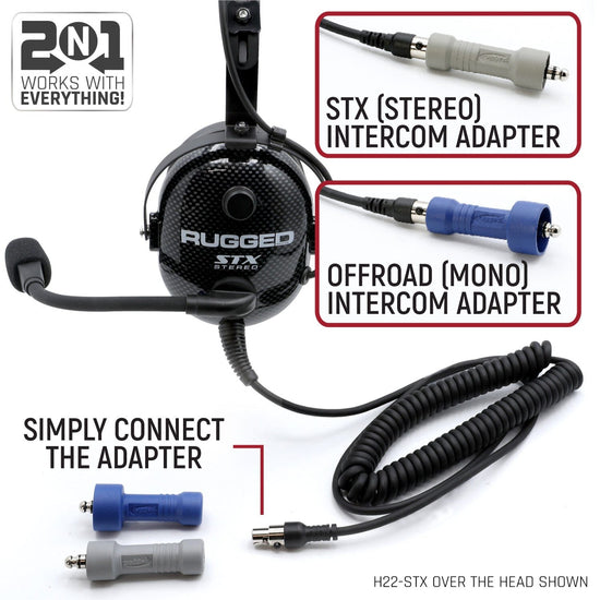 Rugged Radios H42-Stx Ultimate Alpha Audio Headset