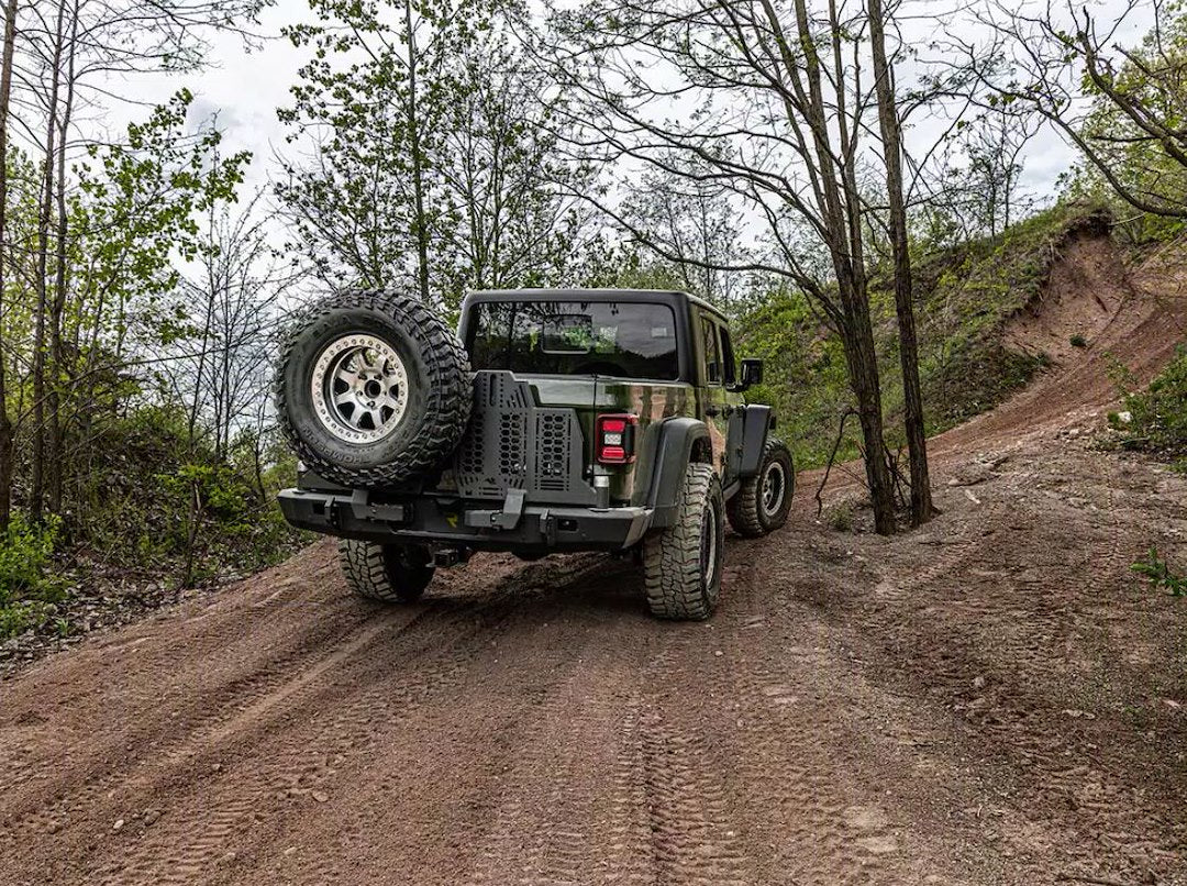 Rugged Ridge 11540.38 WingMate Modular Steel Rear Bumper