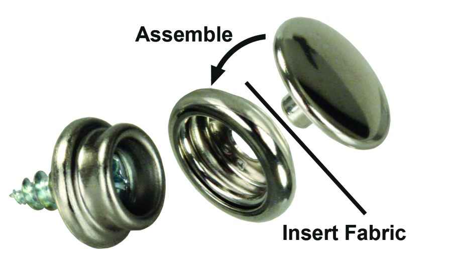 JR Products Snap Fastener Installation Kit (81585)
