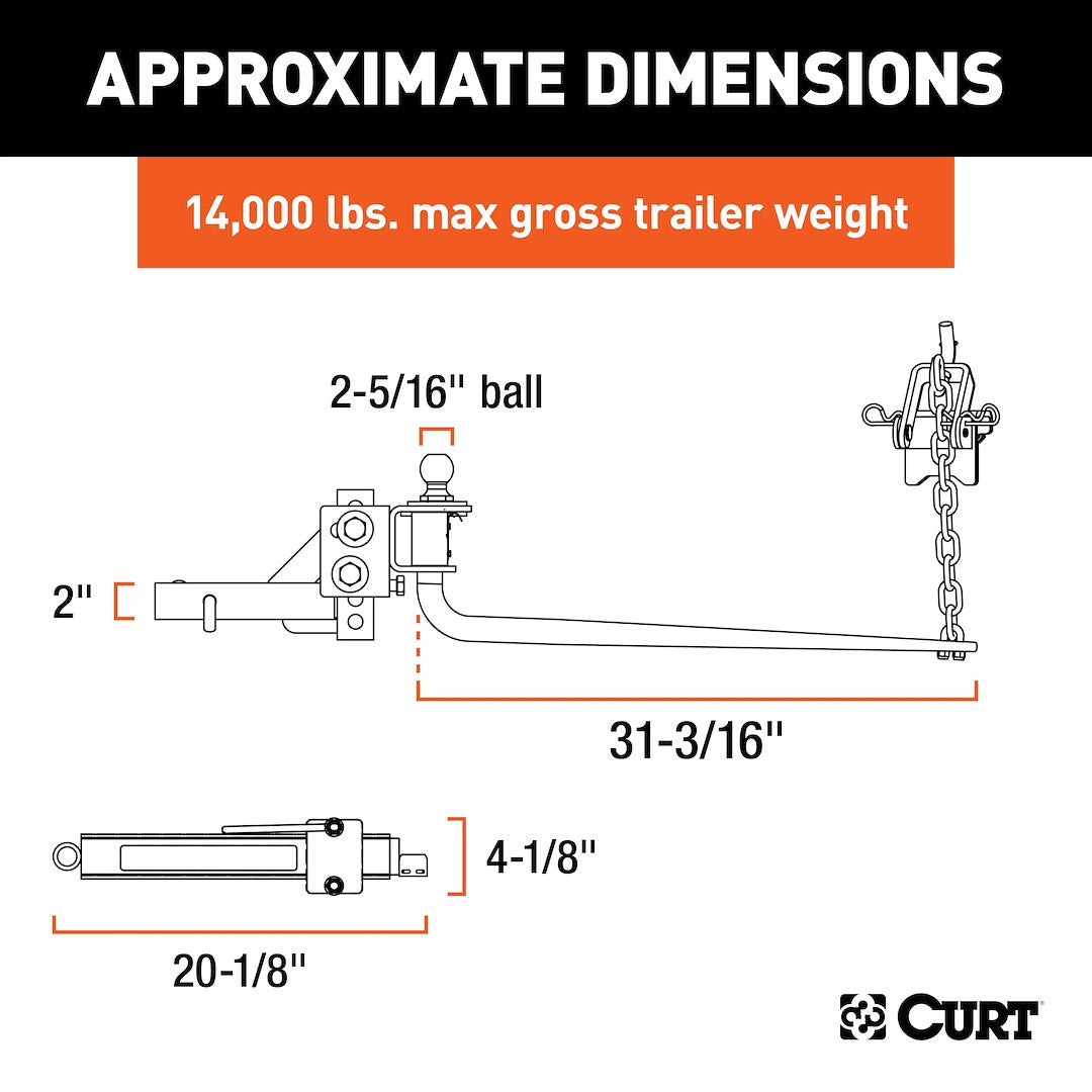 Curt 17063 Weight Distribution Hitch - image 13