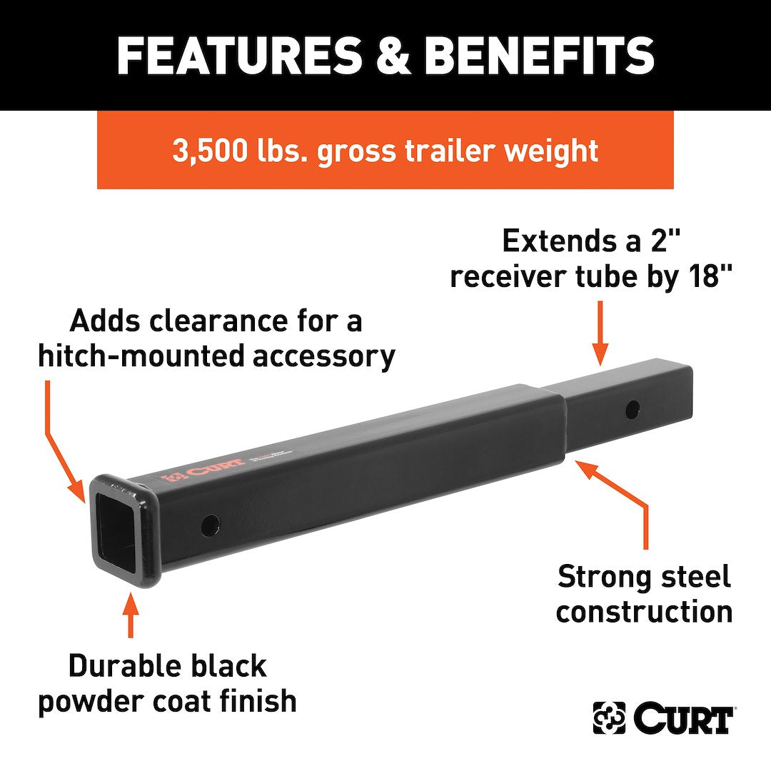 Curt 45796 Trailer Hitch Extension - image 2