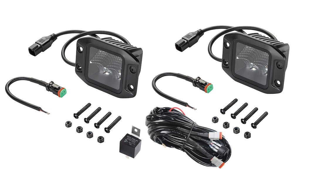 Hella 358176831 Black Magic 40W LED Cube Light Kit