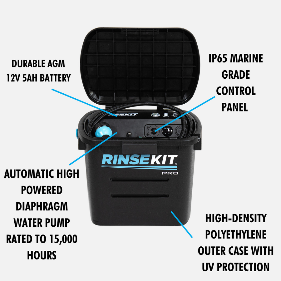 RinseKit 857007006258 PRO Portable Camp Shower