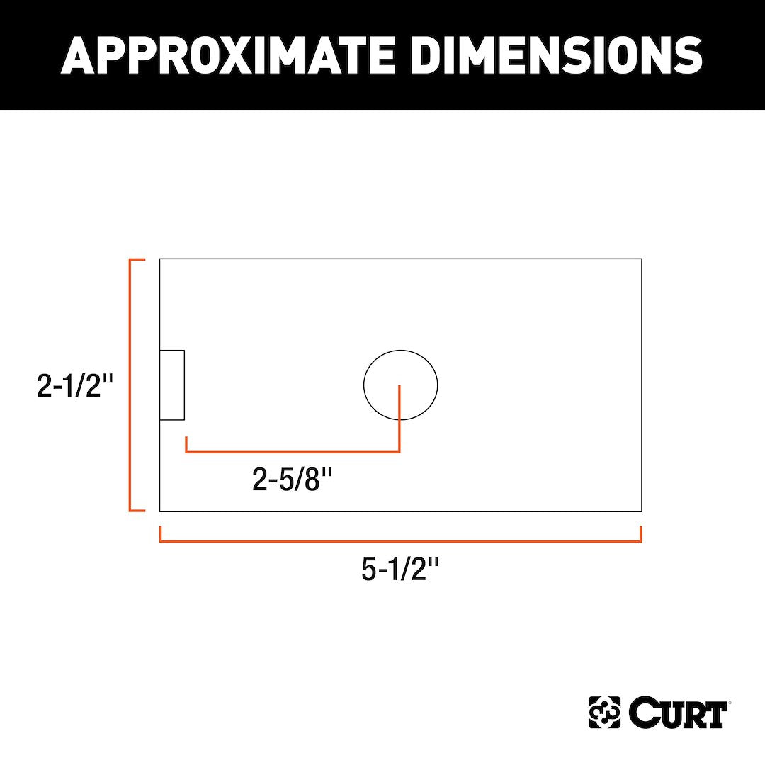 Curt 45405 Trailer Hitch Receiver Tube Adapter - image 4