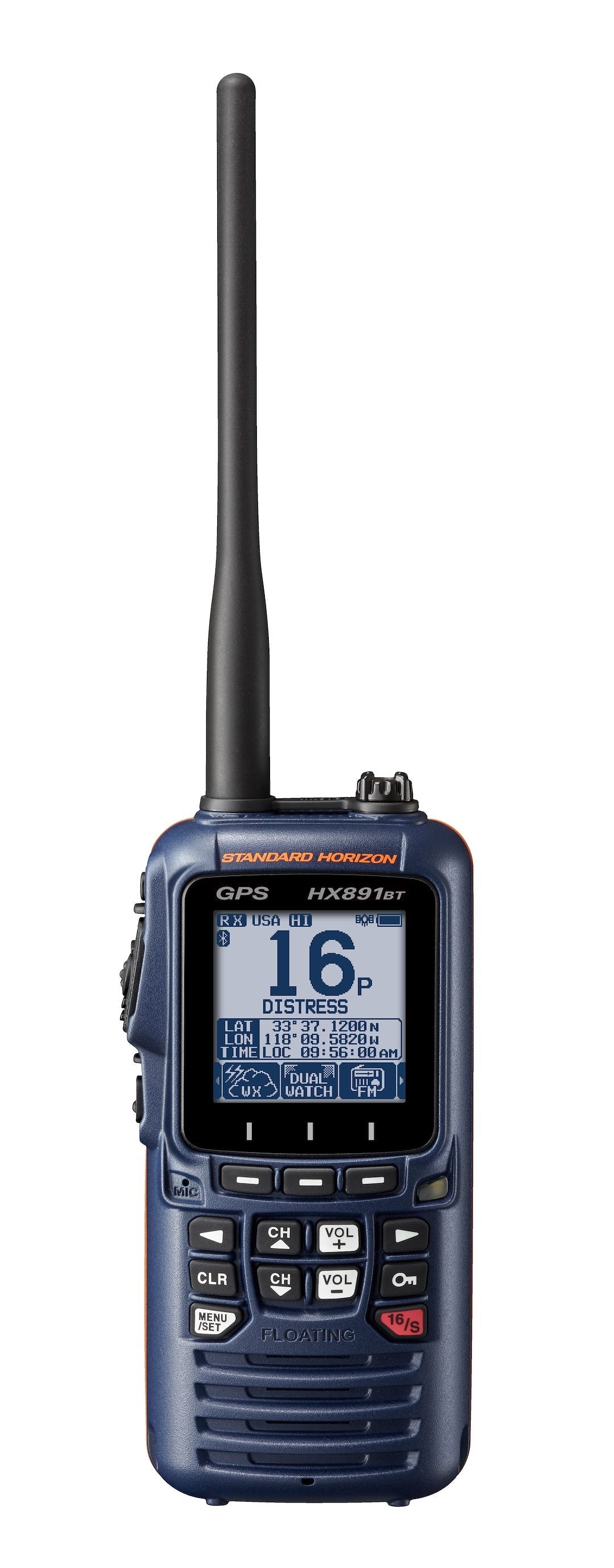 Standard Horizon HX891BTNB Handheld VHF/GPS Bluetooth Radio