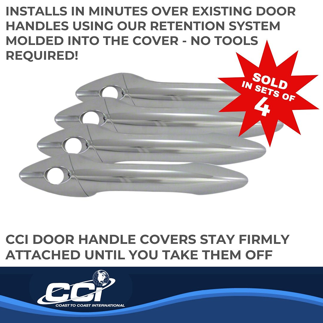 Coast To Coast DH68558B Chrome Lever Covers with Trim - image 3