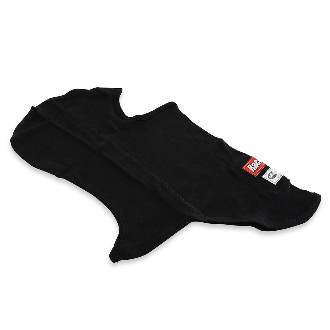 Racequip 433991 Black Single-Layer Flame-Resistant Hood