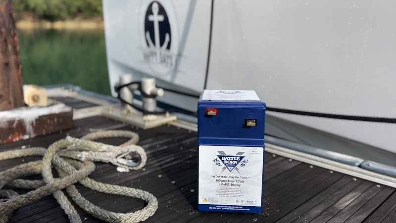 Battle Born Lithium Deep Cycle Battery BBGC2H Group GC2 12V 100Ah Heated RV