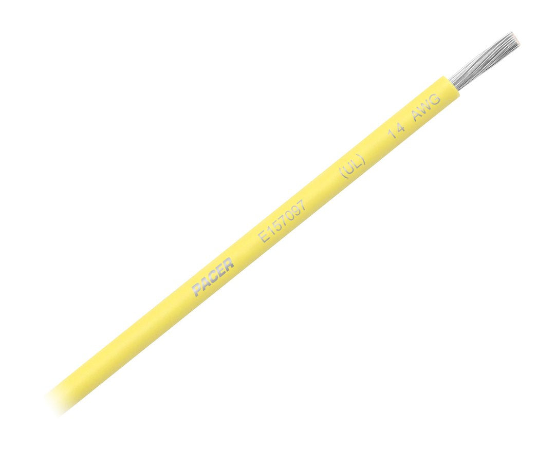 Pacer Marine Wul14yl-100 PVC-Insulated Primary Wire
