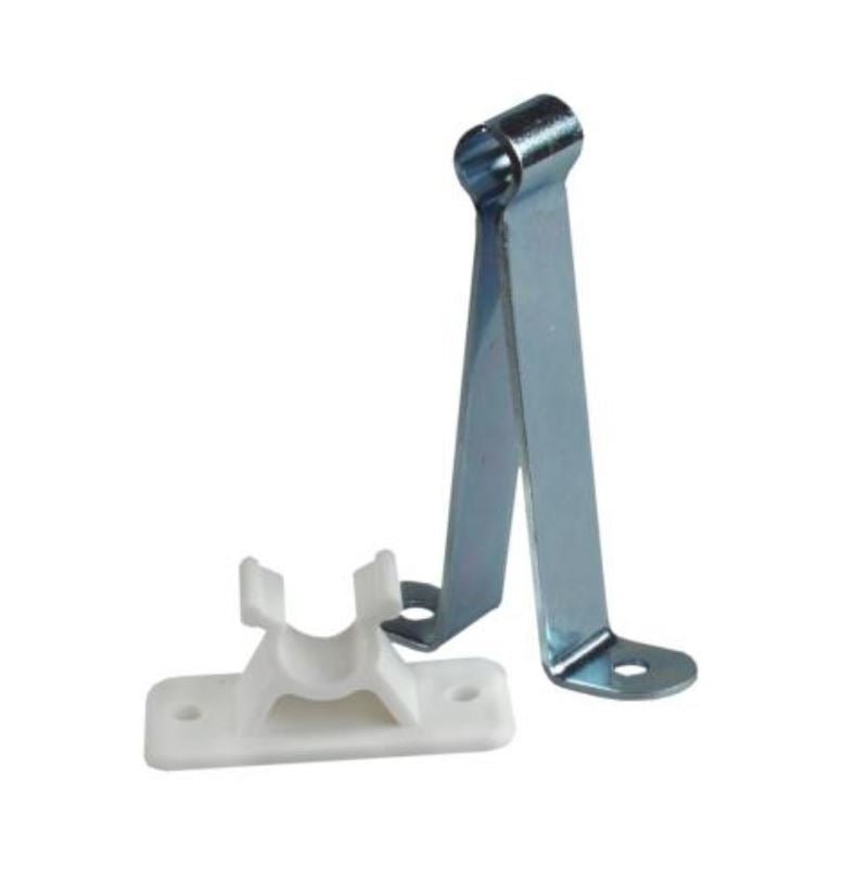 JR Products Existing Door Holder Steel C-clip (10545) – Length: 3 Inch