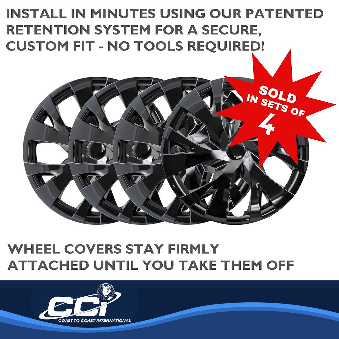 Coast To Coast 53315BLK Yaris Black Y-Spoke Covers - image 5