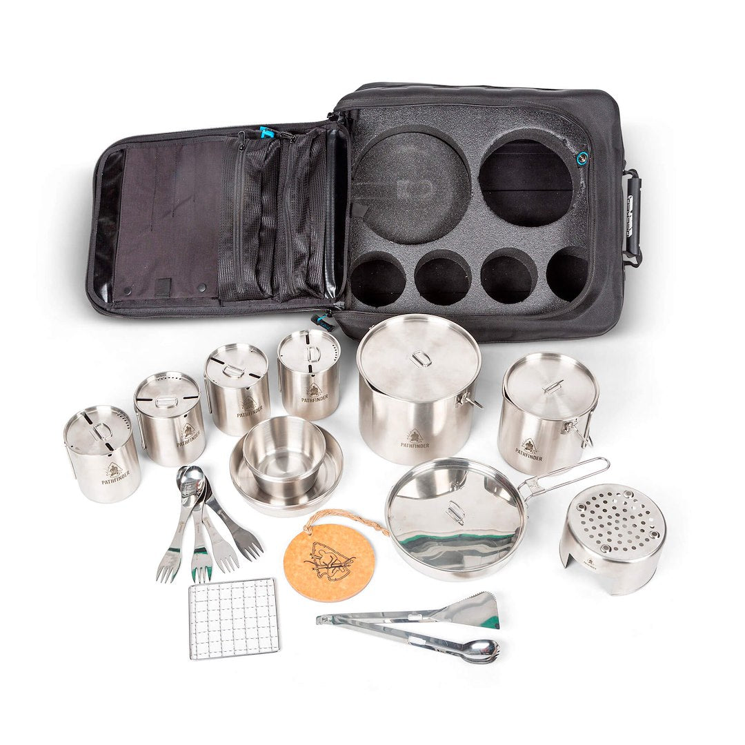 Decked AD23PATHFINDERCOOKINGKIT Pathfinder Campfire Cookware
