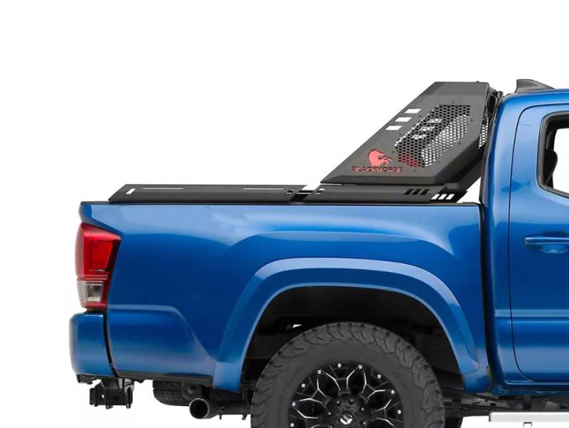 Black Horse Offroad VIRB08B Modular Powder Coated Steel Truck Bed Bar - image 8