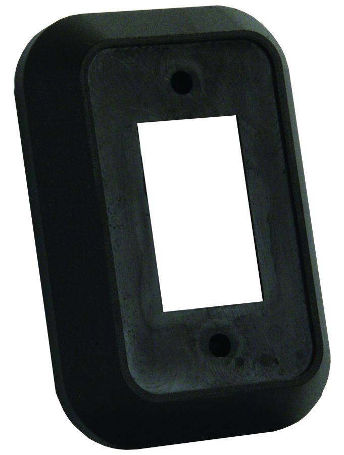 JR Products Switch Plate Cover (13495) – Color: Black