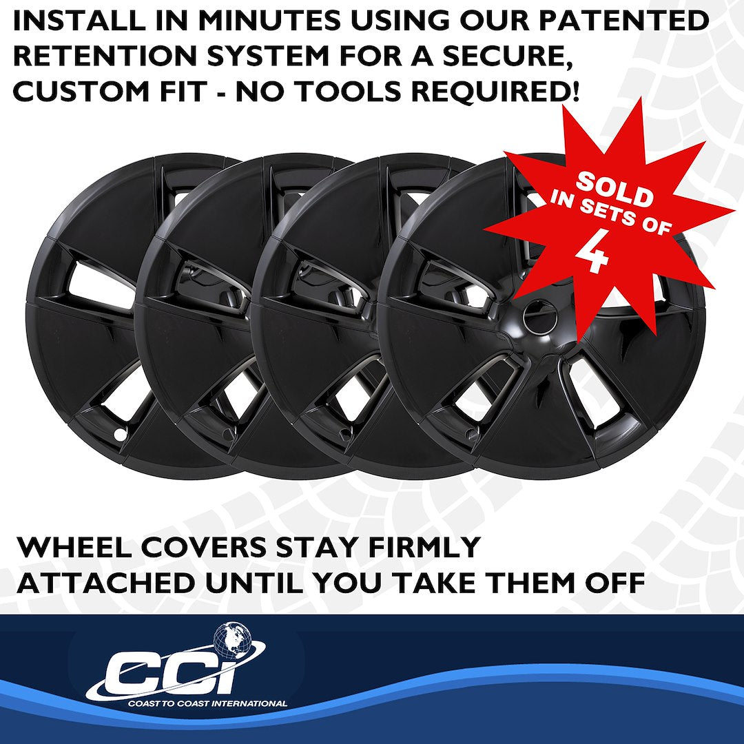 Coast To Coast 56518BLK Black 18-Inch Wheel Covers - image 6