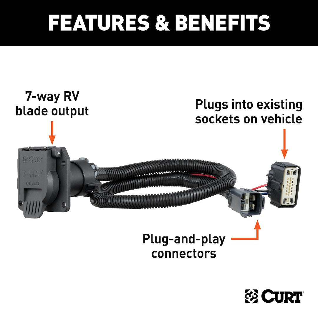 Curt 56326 Trailer Wiring Connector - image 3