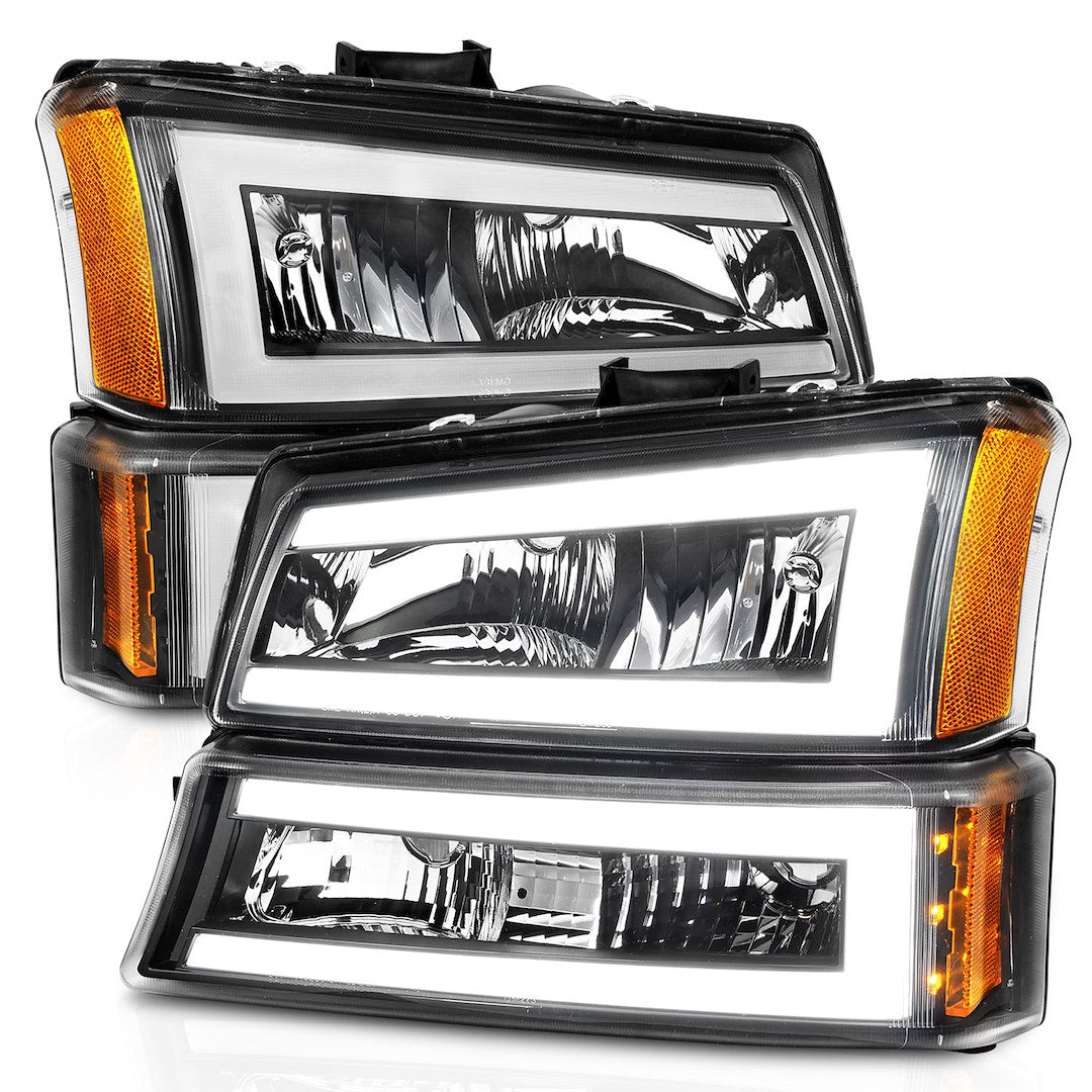 ANZO USA Crystal Reflector Beam Halogen Sealed Beam Headlight Assembly 111501 - image 1
