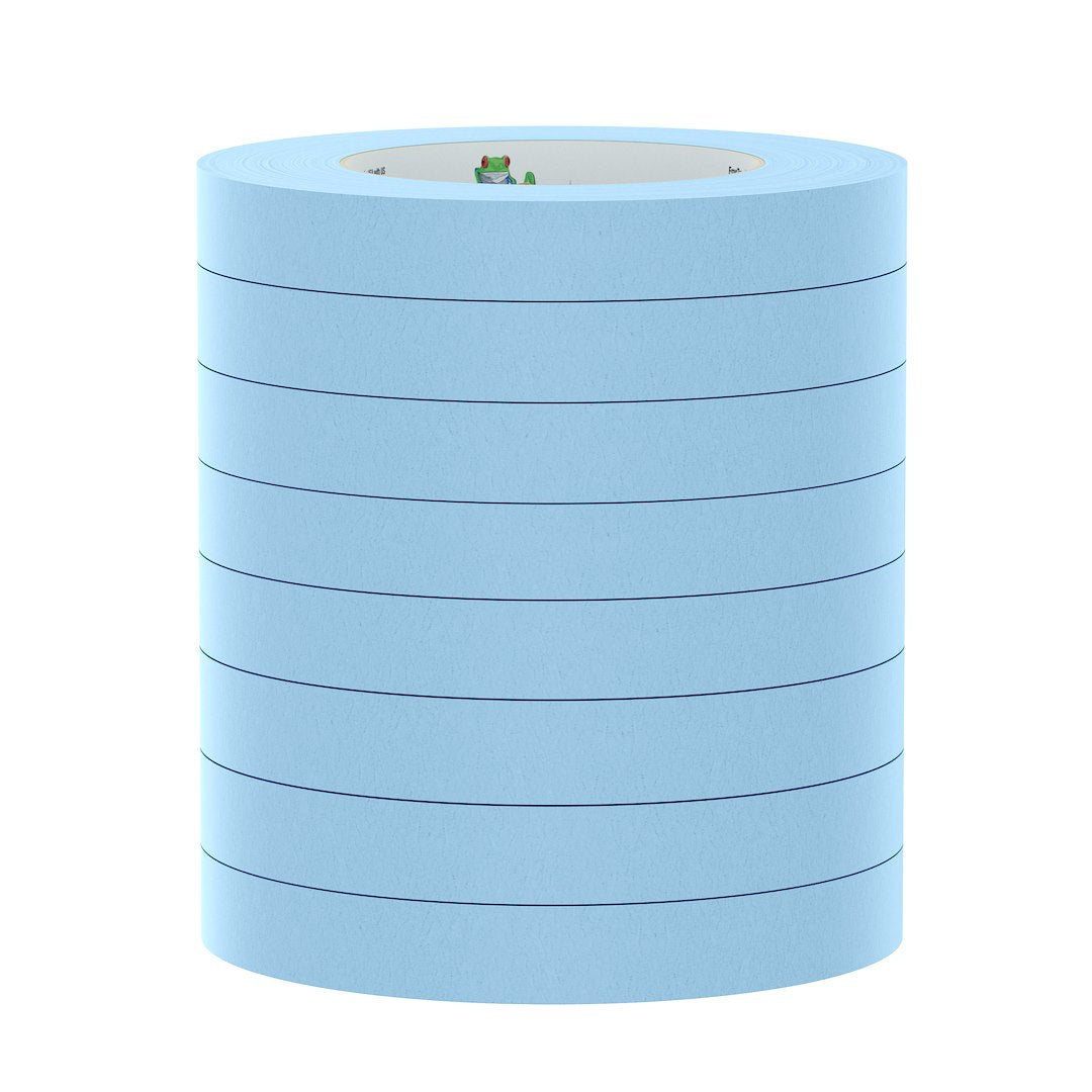 Shurtape 105326 CP 250 Light Blue Masking Tape, 64 Rolls
