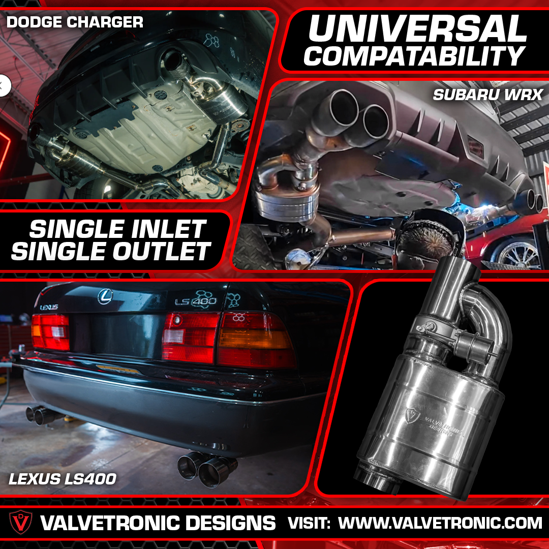 Valvetronic Design Uvm.76mm.X1 Exhaust Muffler - image 2