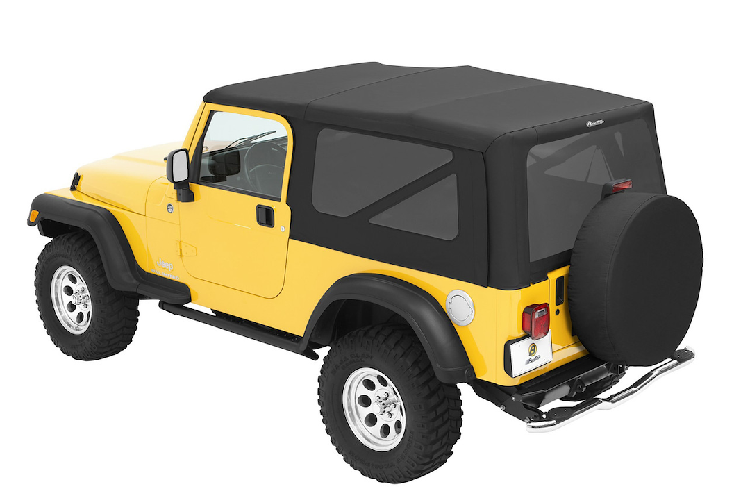 Bestop Sailcloth Replace-A-Top Soft Top Black Diamond 79140-35 - image 1