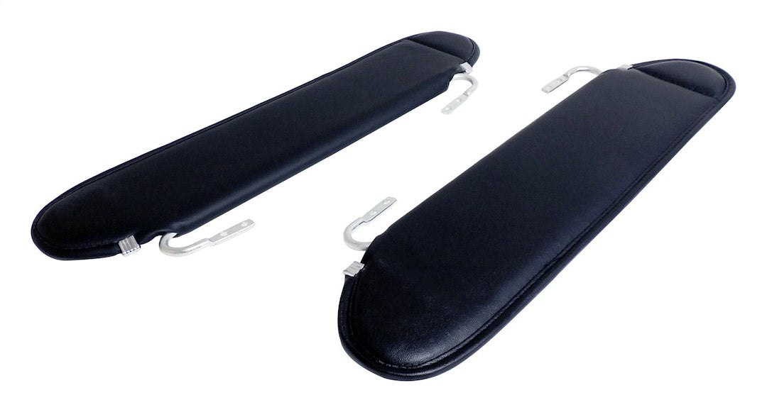 Crown Automotive RT52005 Matte Black Vinyl Sun Visor Set - image 4