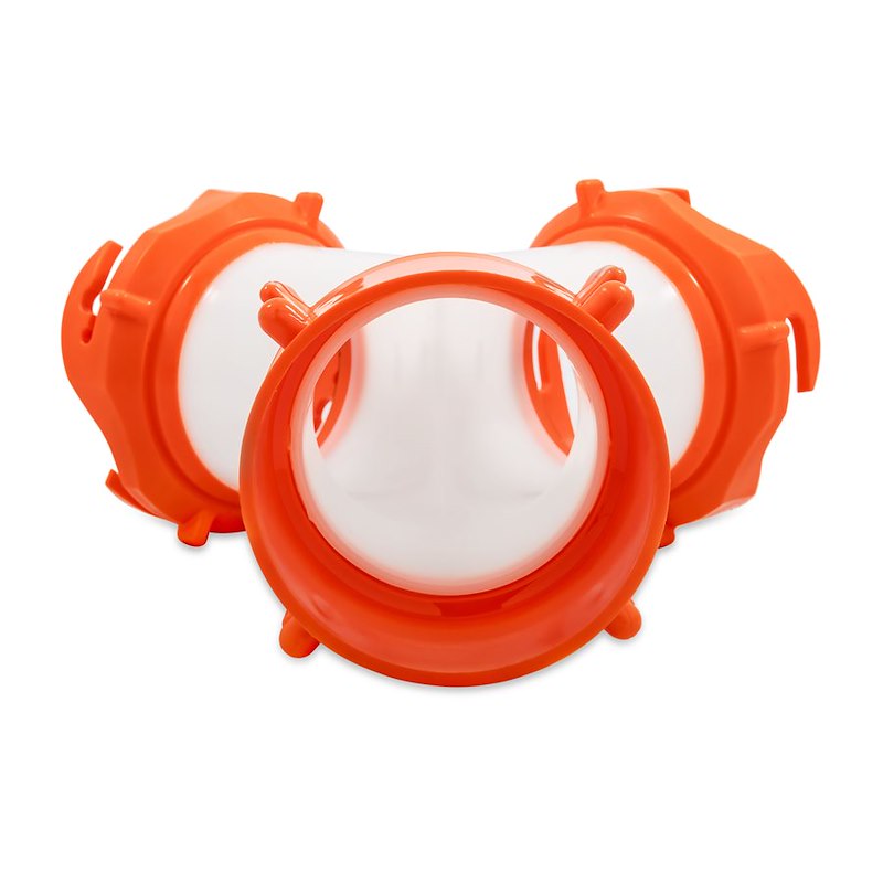 Camco 39812 RhinoFLEX RV Sewer Hose Wye Connector – 360° Swivel