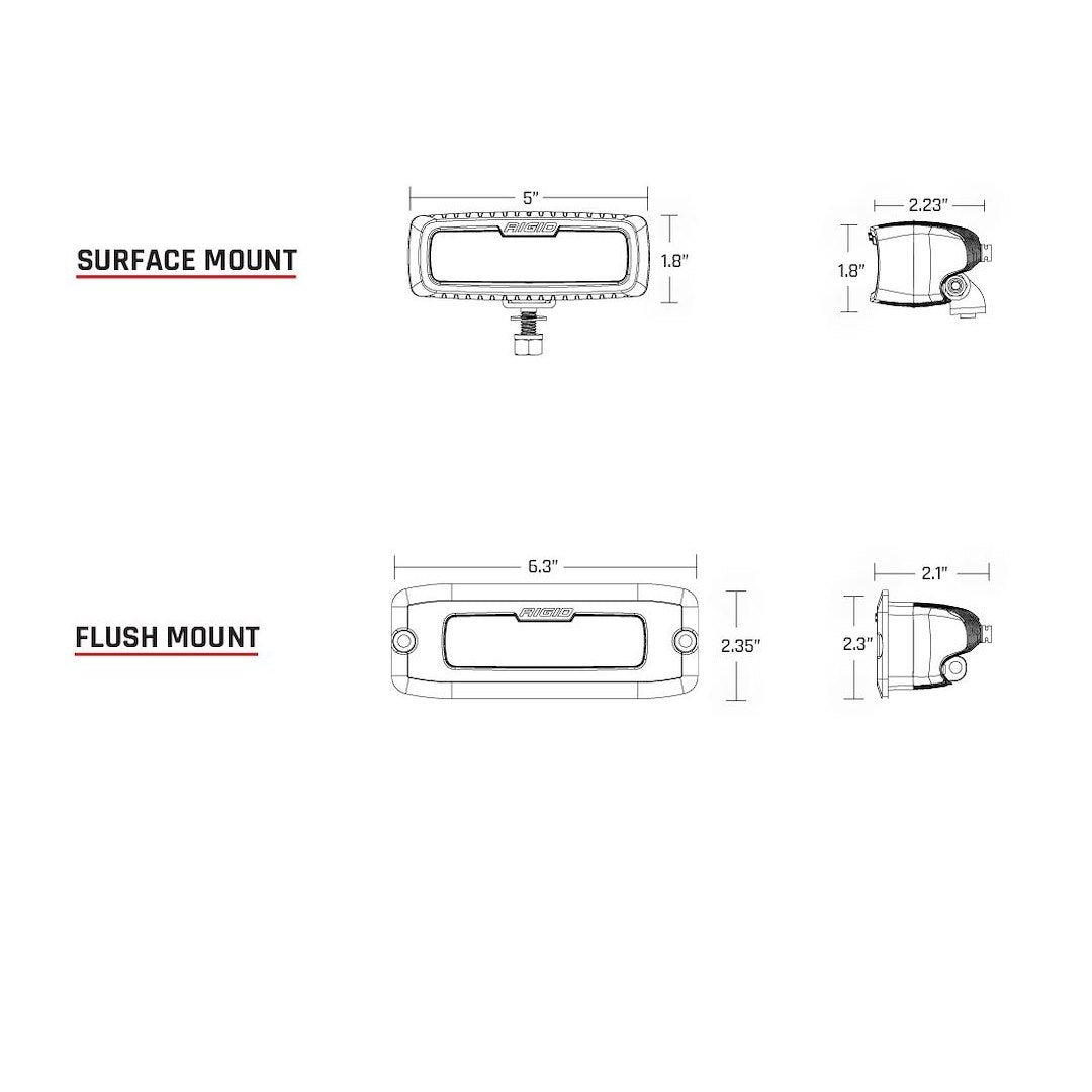 Rigid Lighting 914313 Driving/ Fog Light - image 3