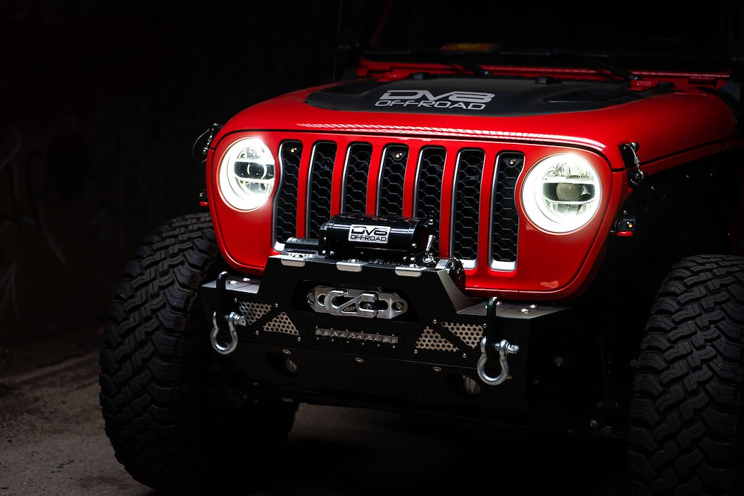 DV8 Offroad HLCJL-01 Jeep LED Projector Headlights