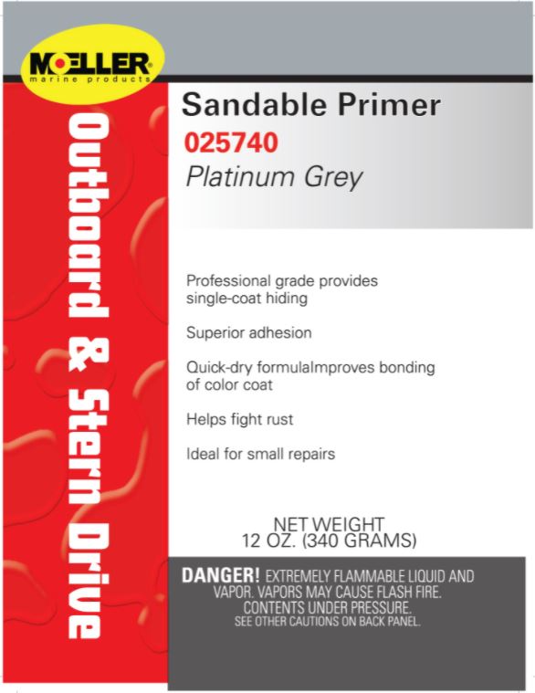 MOELLER Marine Products Paint Primer (025740) – Unit Size: 12 Ounce