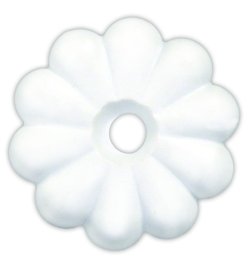 JR Products Screw Rosettes (20455) – Material: Plastic