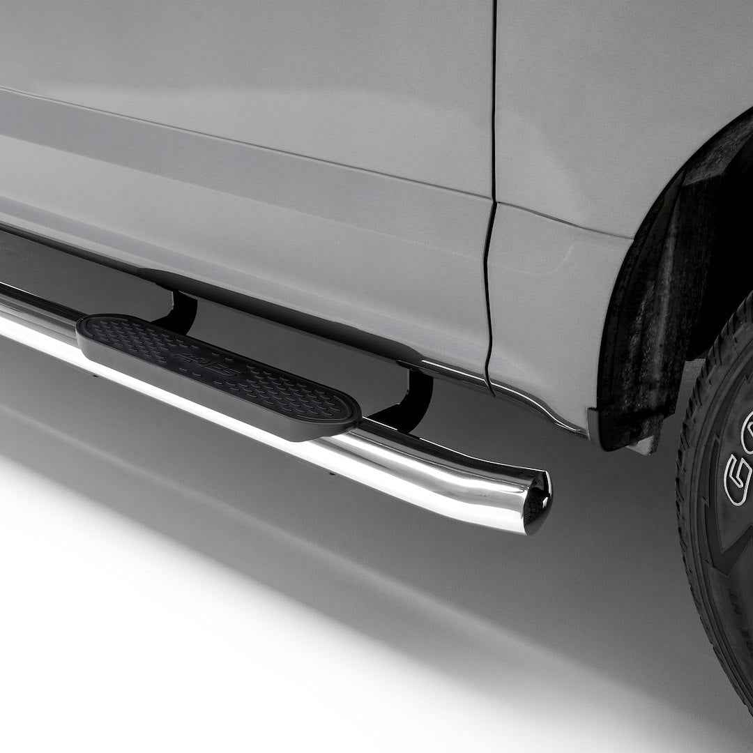 Aries S224045-2 4-Inch Polished Stainless Oval Nerf Bars