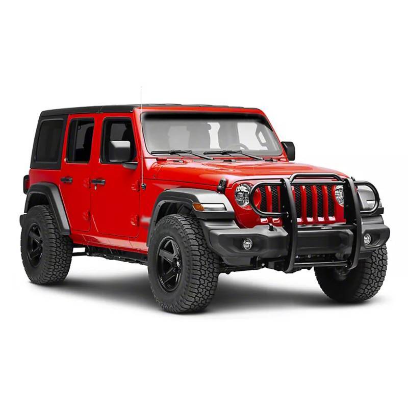Black Horse Offroad Steel Grille Guard 17JPJLMA - image 11