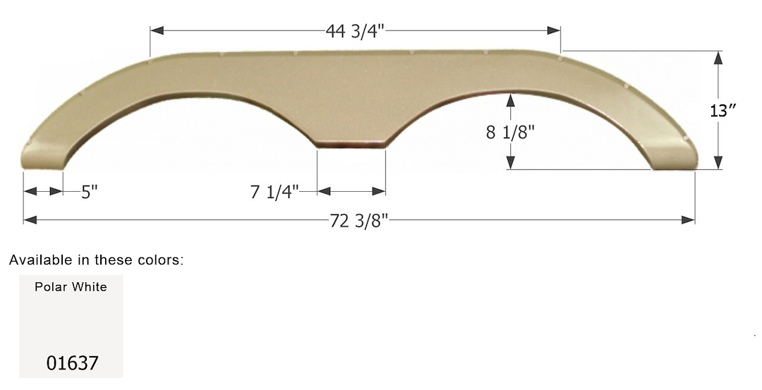 Icon 01637 Fender Skirt