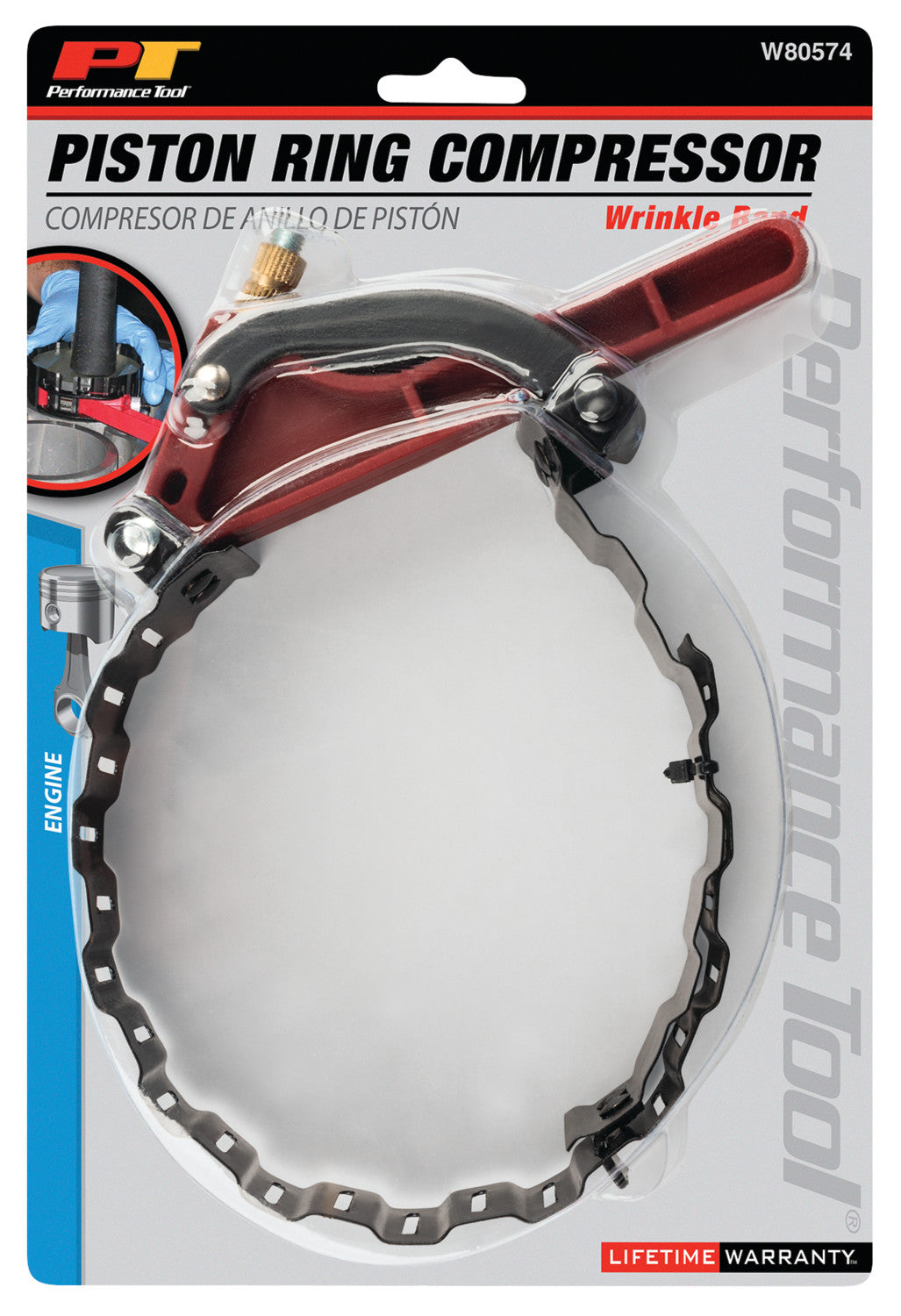 Performance Tool W80574 Adjustable Piston Ring Compressor
