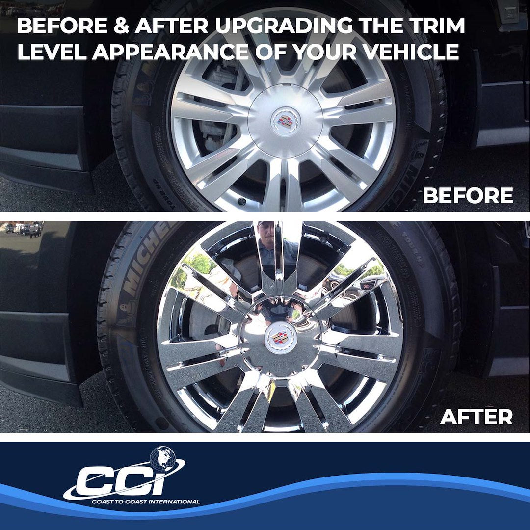 Coast To Coast IMP357X Chrome SRX Impostor Wheel Skins - image 6