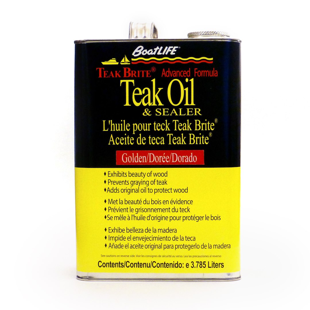 BoatLife 1189 Golden Teak Oil Sealer, 128 fl oz