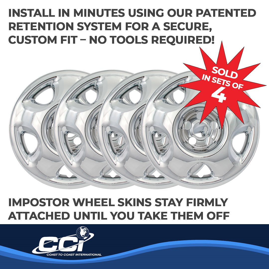 Coast To Coast IMP75X Chrome 17-Inch CR-V Wheel Skins - image 4