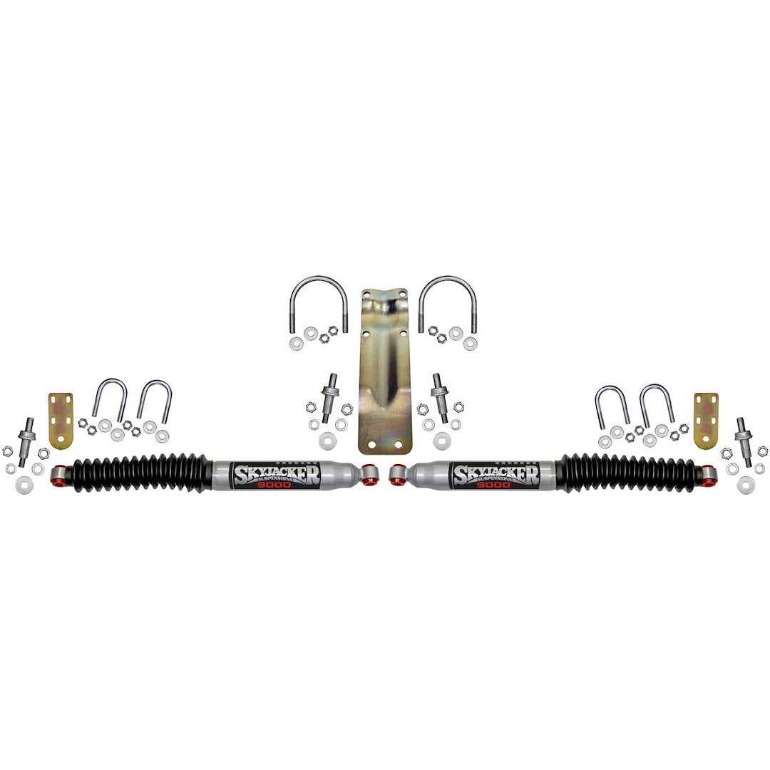 Skyjacker 9220 Silver Dual Monotube Steering Stabilizer
