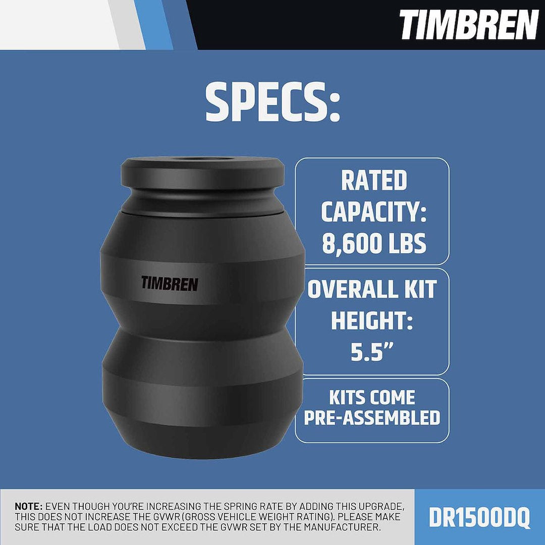 Timbren Dr1500dq Helper Spring Kit - image 4